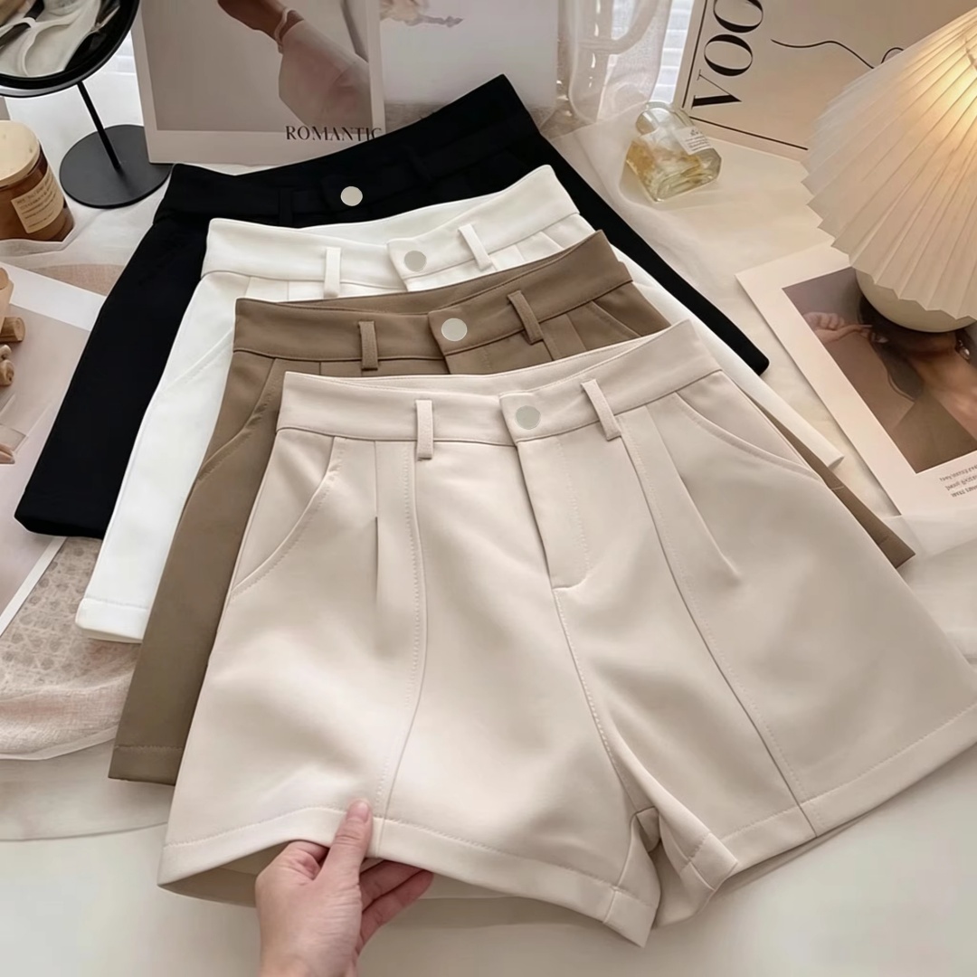 Street Fashion Plus Size - Pantalones Cortos Casuales de Talla Grande