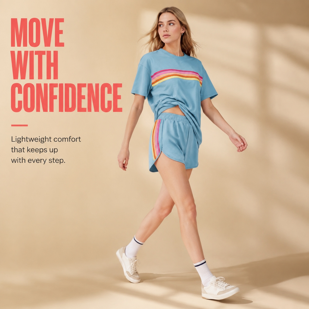Street Fashion Mood - Conjunto Deportivo de 2 Piezas para