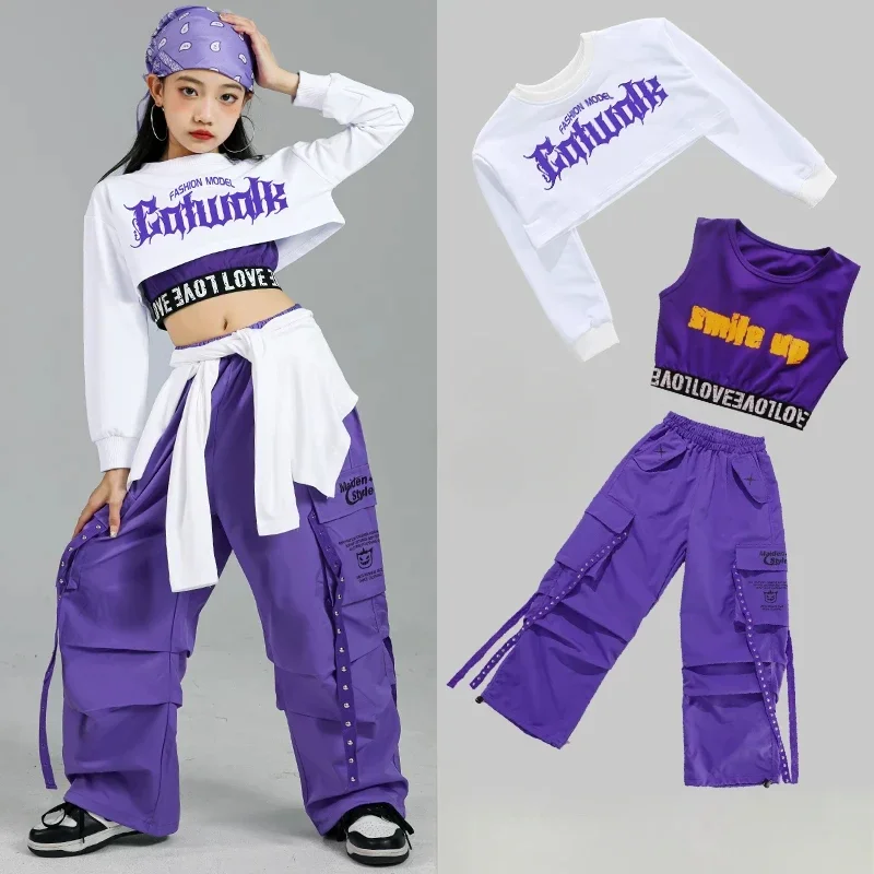 Street Fashion Outfit Girl - Trajes de baile callejero para niños,