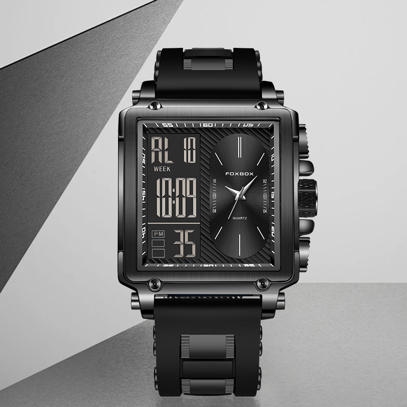 Street Fashion Week - Reloj electrónico para hombre FOXBOX, reloj