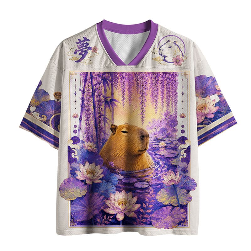Street Fashion Mood - Camiseta de malla con cuello en