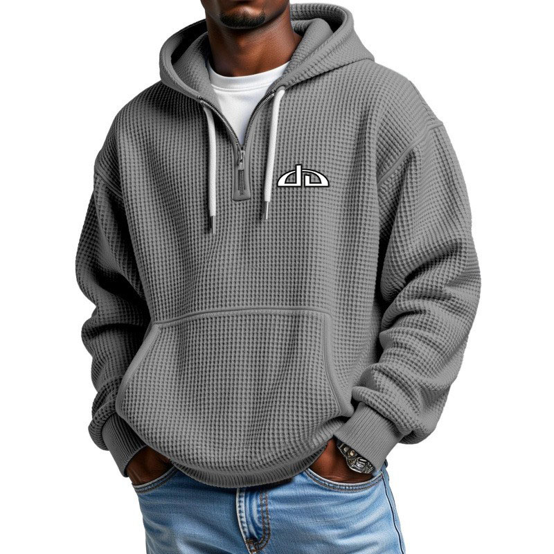 Street Fashion Fall 2025 - Sudadera con capucha de patchwork para