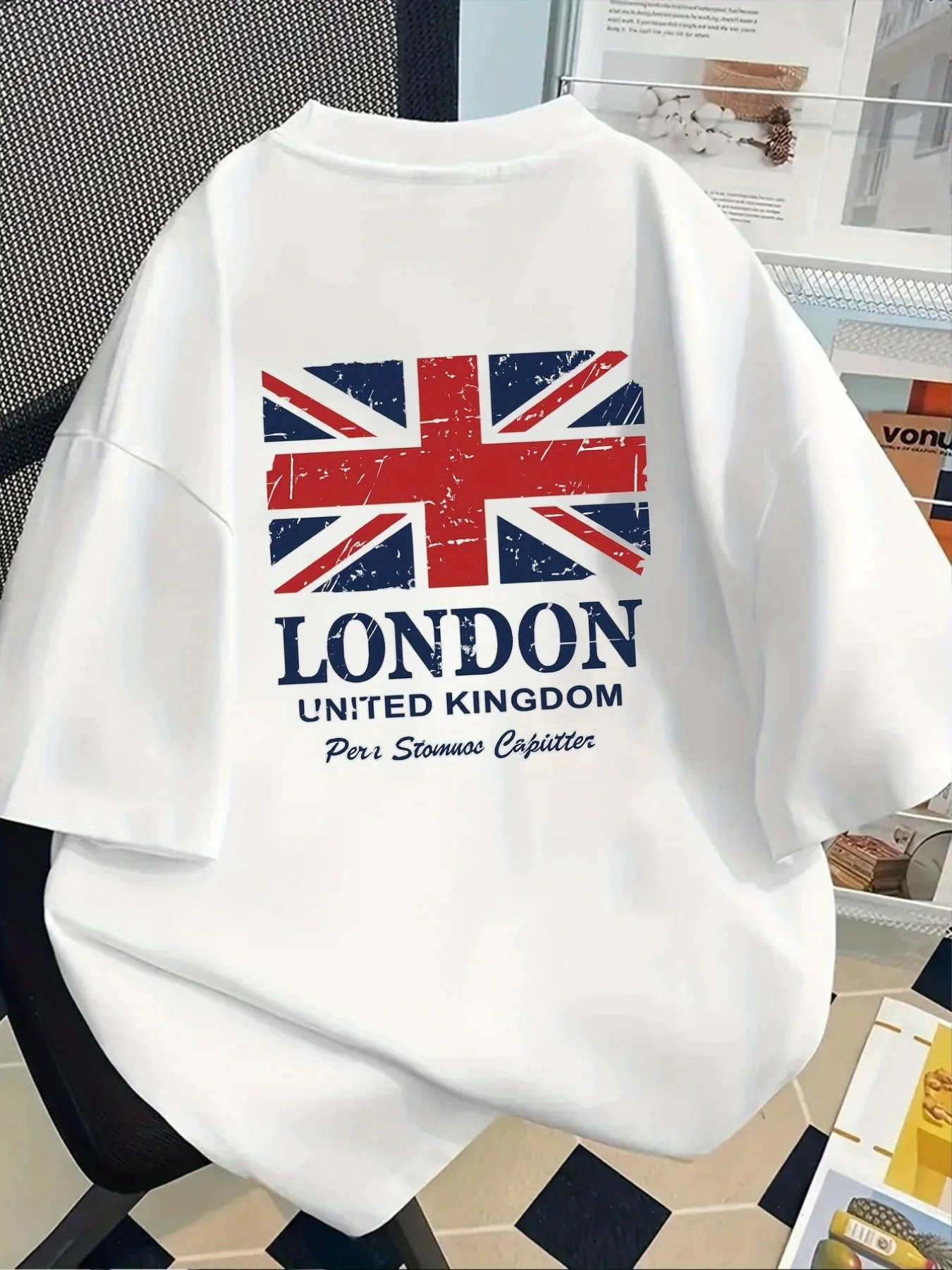 Street Fashion London 2026 - Camiseta Unisex con Estampado Union Jack
