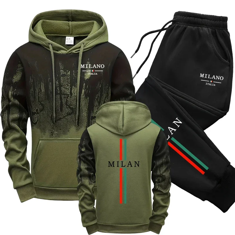 Street Fashion Hoodie - Conjunto Deportivo de Otoño Invierno, Sudadera
