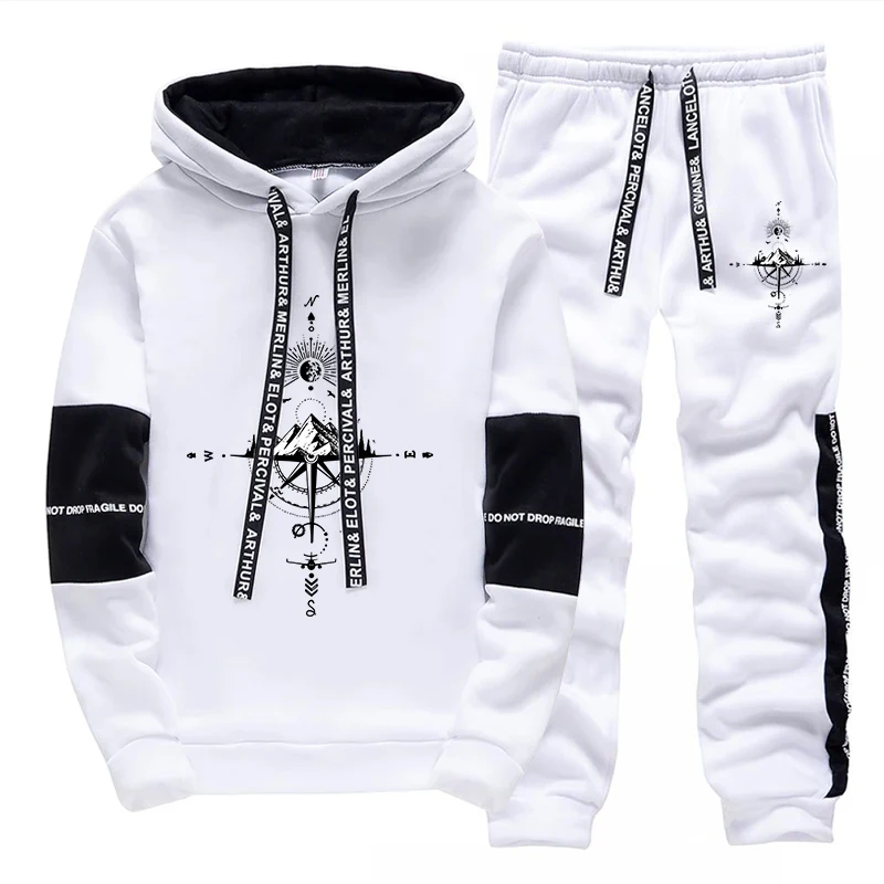 Street Fashion Hoodie - Nuevo Conjunto Deportivo de Otoño Invierno