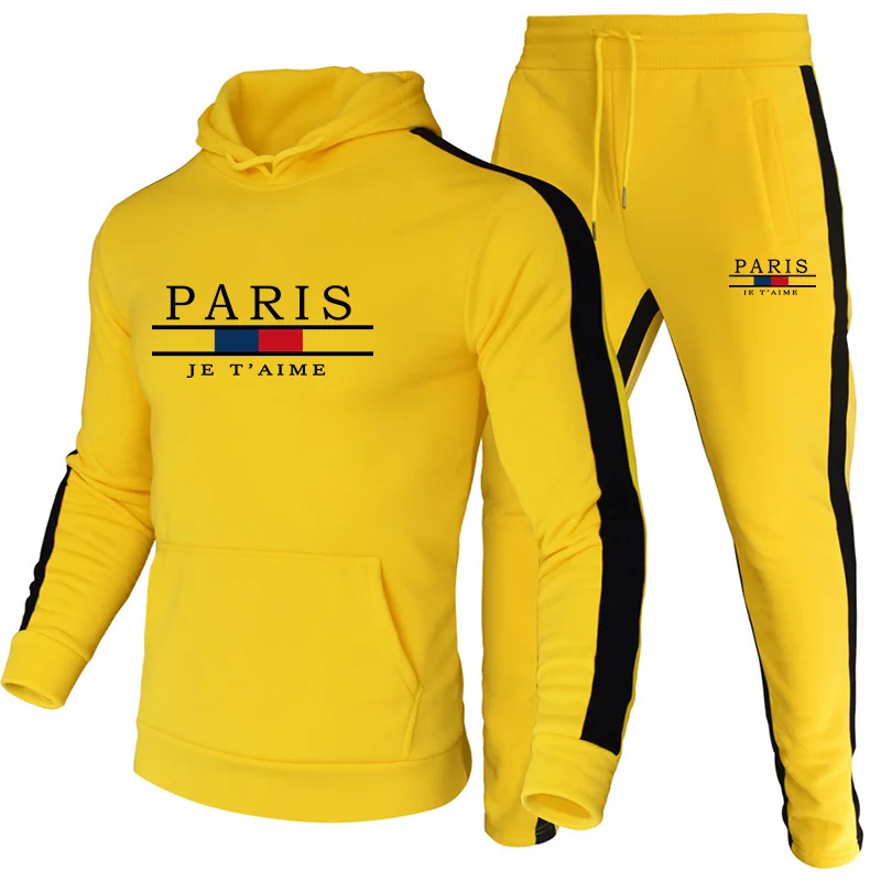 Street Fashion Hoodie - Conjunto Deportivo para Hombre, Sudadera Casual