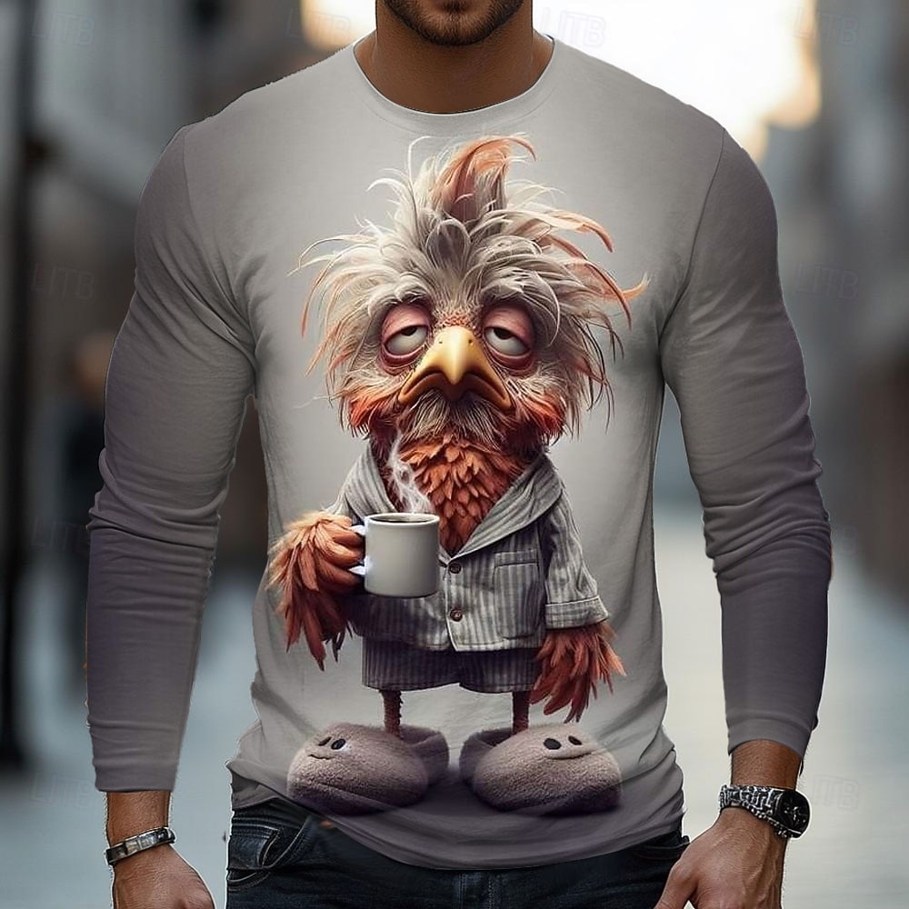 Street Fashion Fall 2025 - 2025 Camiseta 3D de Animal Chick