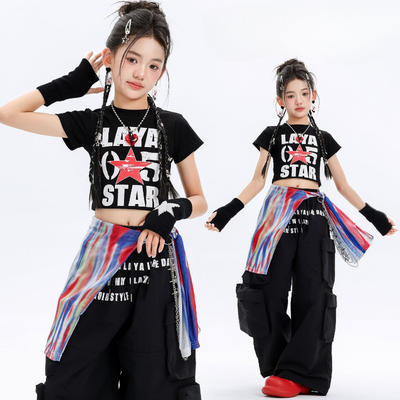 Street Fashion Outfit Girl - Conjunto de Ropa de Hip Hop