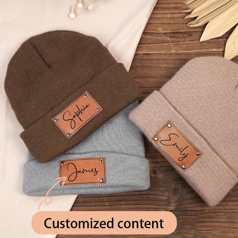 Baseball Cap Fitted - Gorro de punto con etiqueta de