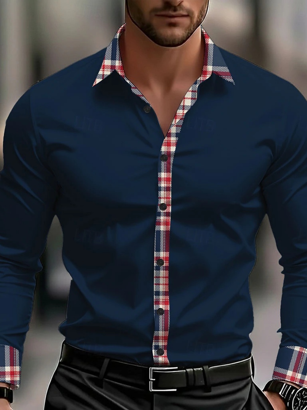 Camisa informal de manga larga - Street Fashion Events reseña y precio