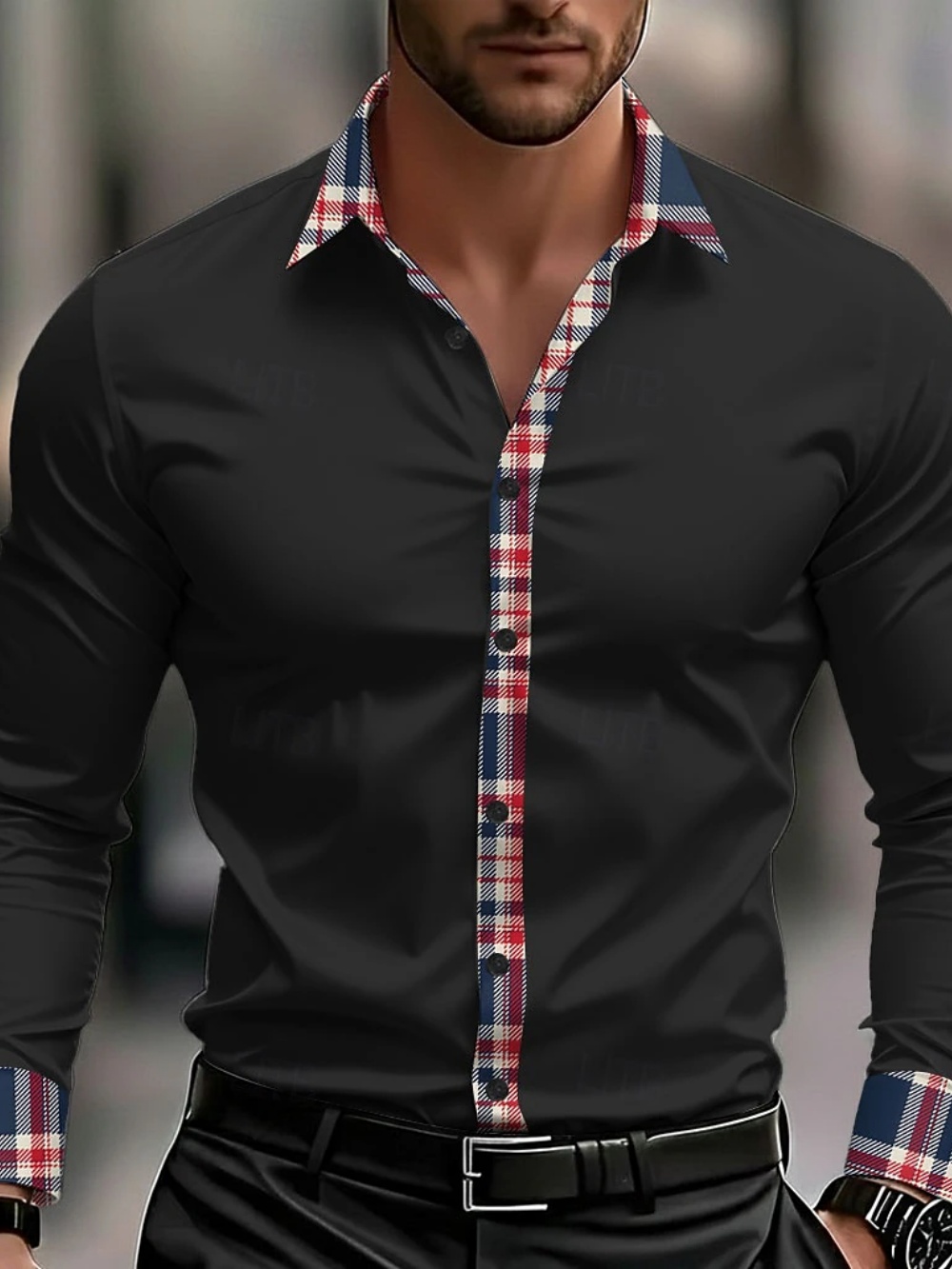 Camisa informal de manga larga - Street Fashion Events reseña y precio