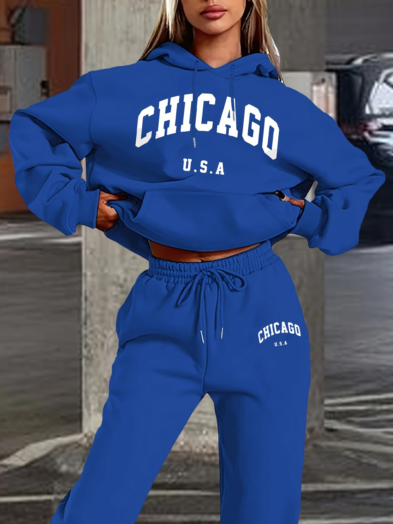 Sudadera con capucha y pantalo - Street Fashion Chicago reseña y precio