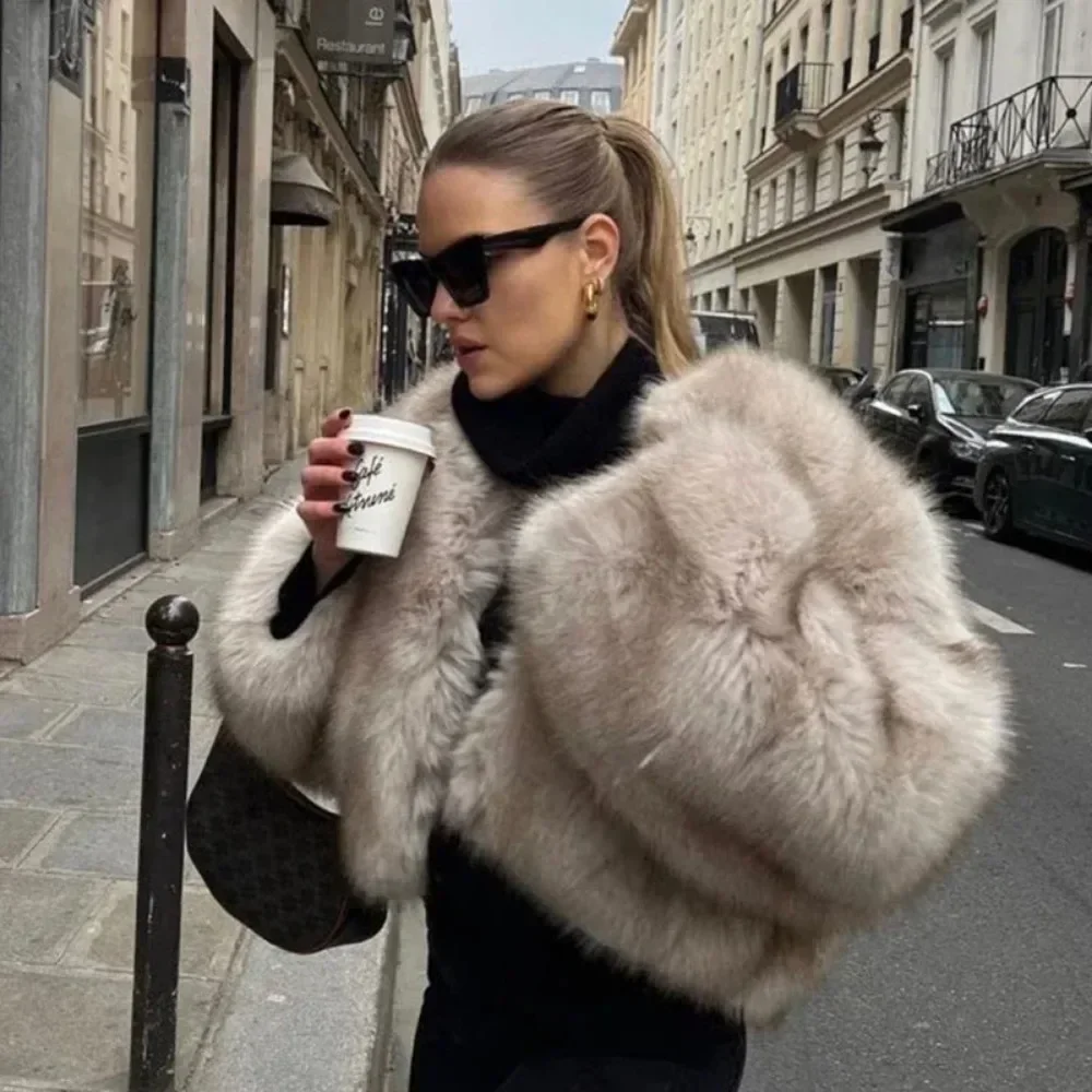 OFTBUY chaqueta de piel sintét - Street Fashion Week reseña y precio