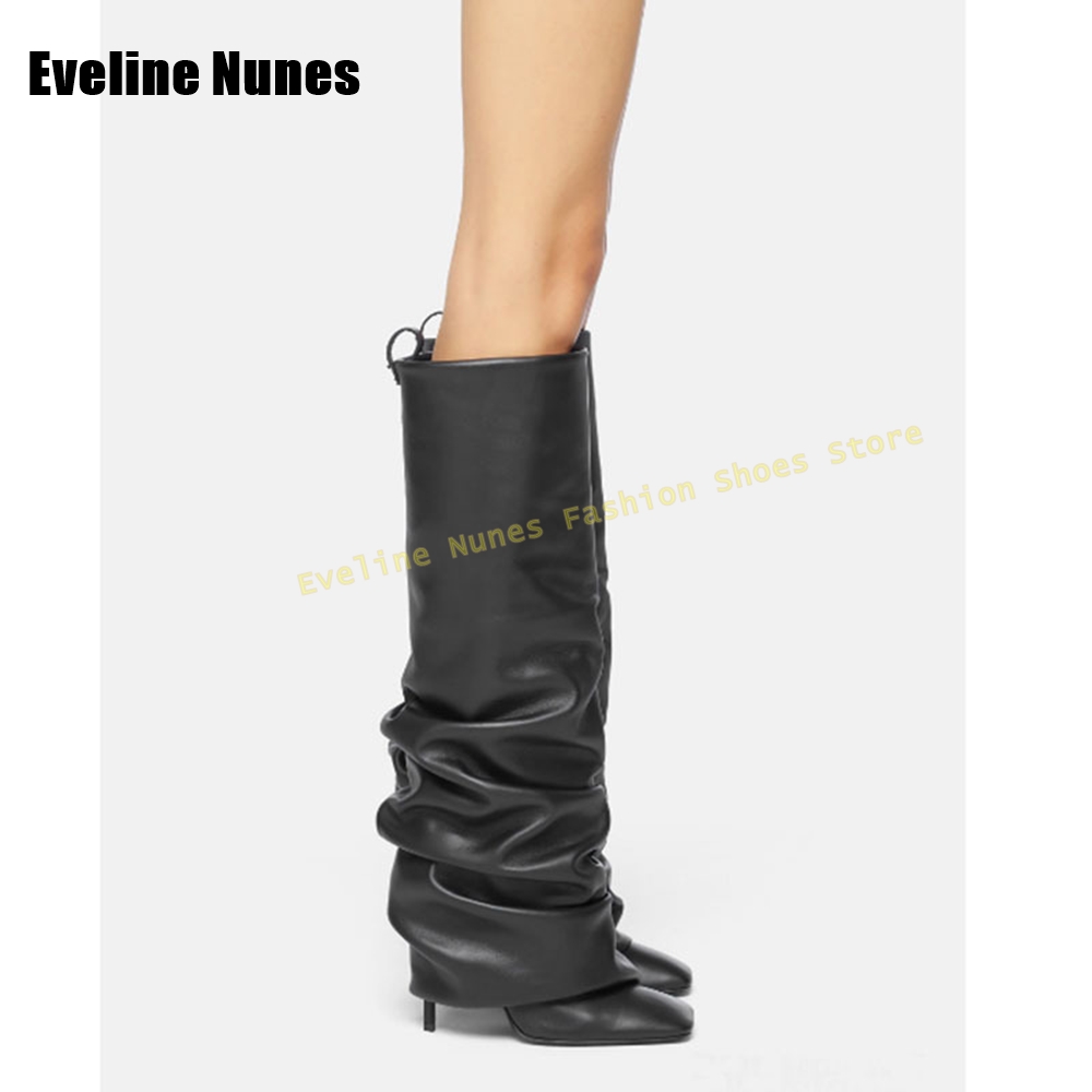 Botas de pantalón plisadas de  - Street Fashion Girl reseña y precio
