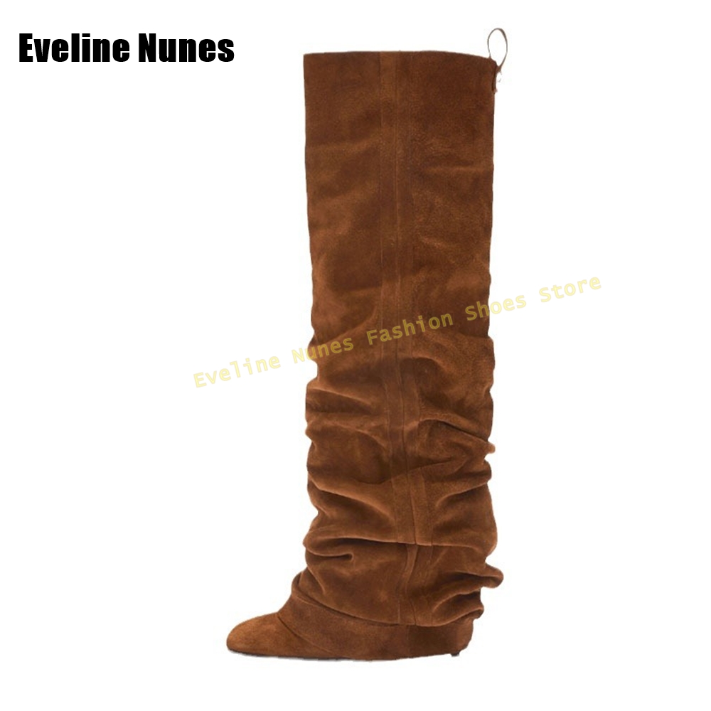 Botas de pantalón plisadas de  - Street Fashion Girl reseña y precio