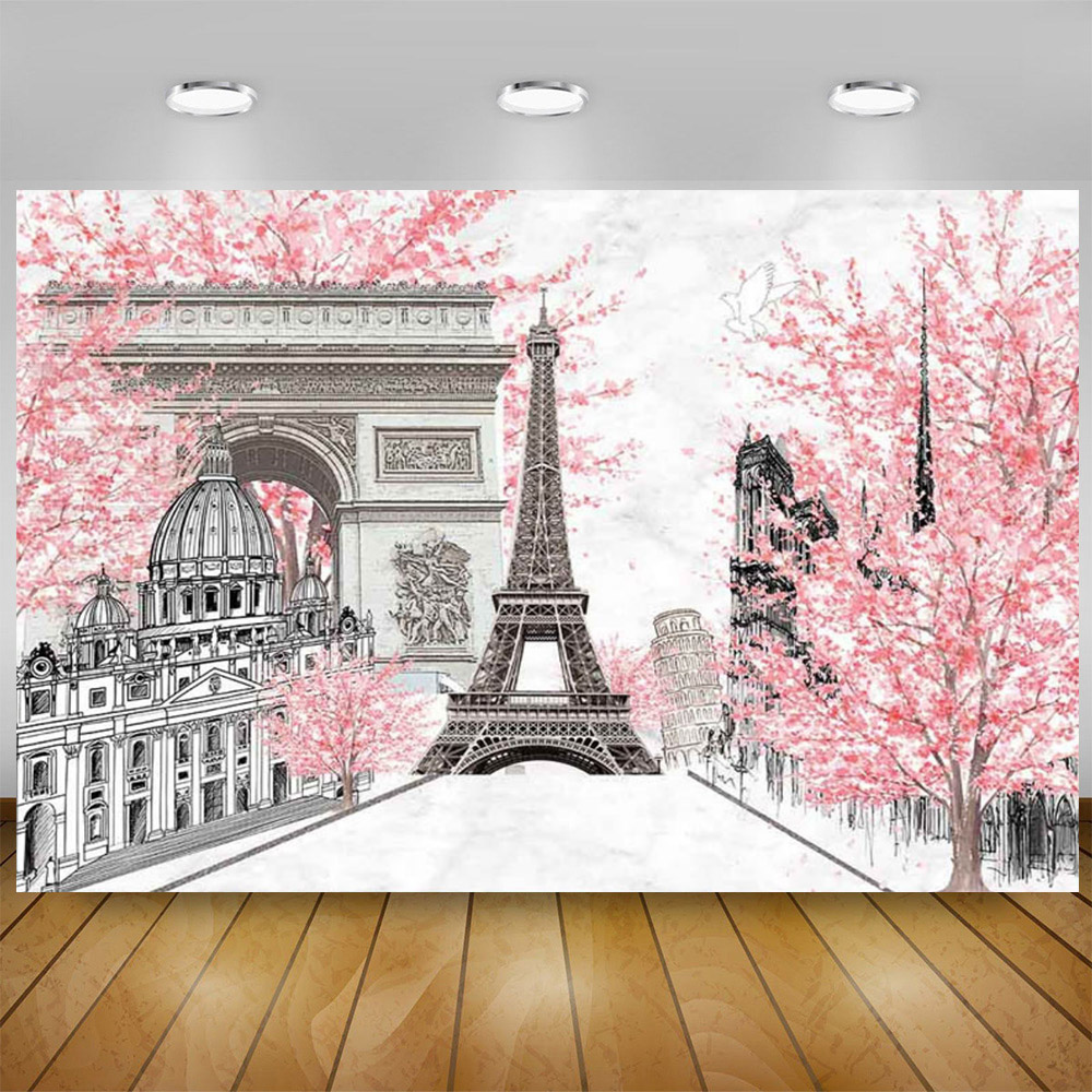 Moda Rosa París Torre Eiffel t - Street Fashion Events reseña y precio
