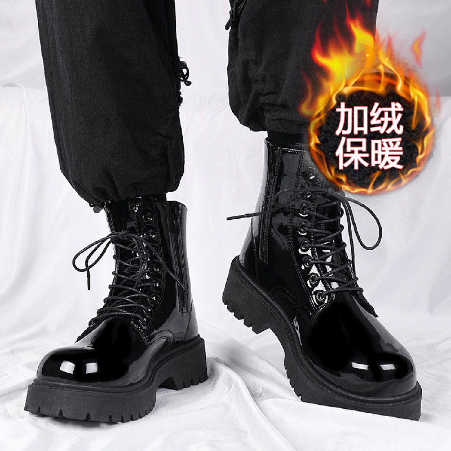 Botas de invierno para hombre, - Street Fashion Plus Size reseña y precio