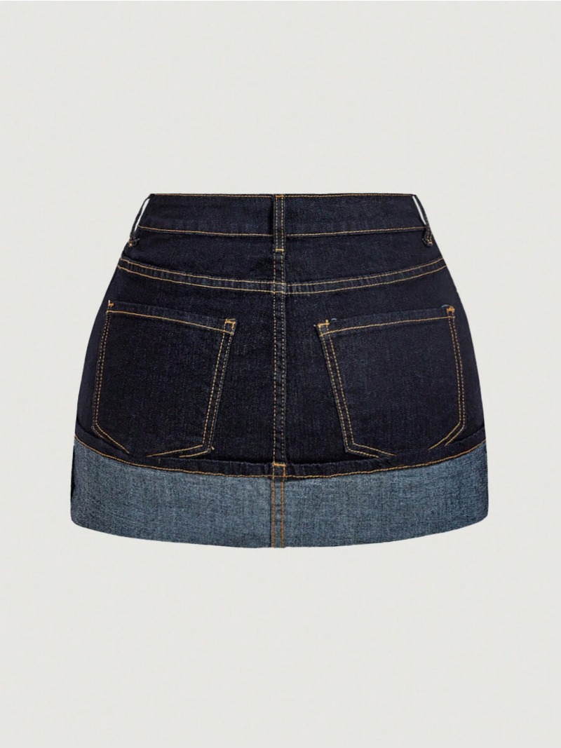 Minifalda vaquera bicolor 2026 - Street Fashion News reseña y precio