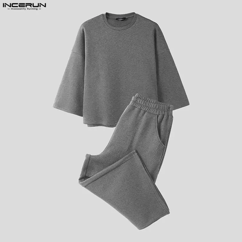 Conjuntos INCERUN para hombre, - Street Fashion Hoodie reseña y precio