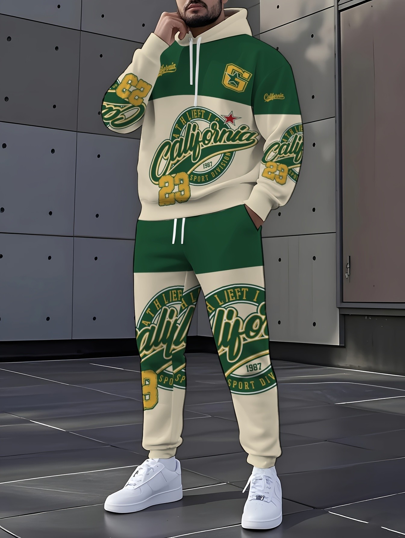 Conjunto de Sudadera con Capuc - Street Fashion Hoodie reseña y precio