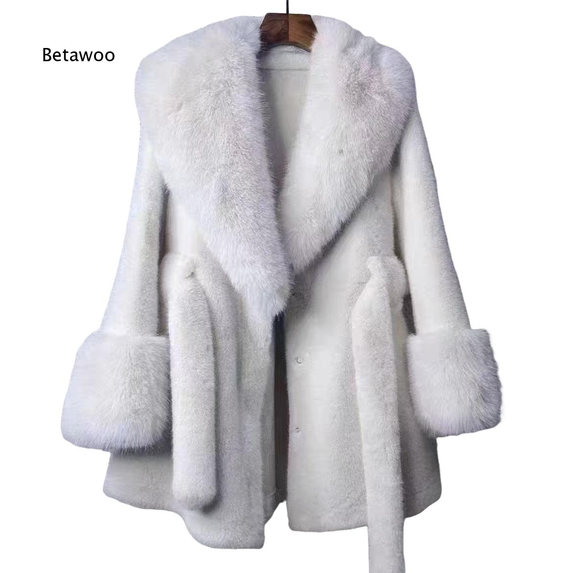 Abrigo de piel sintética para  - Street Fashion Events reseña y precio