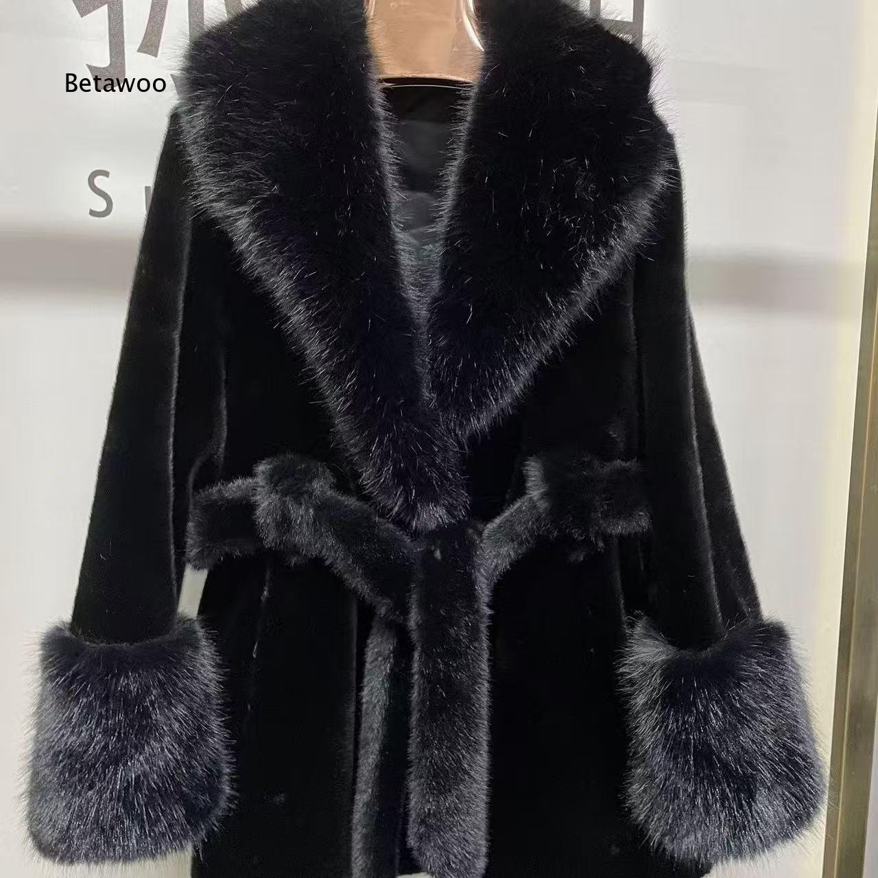 Abrigo de piel sintética para  - Street Fashion Events reseña y precio