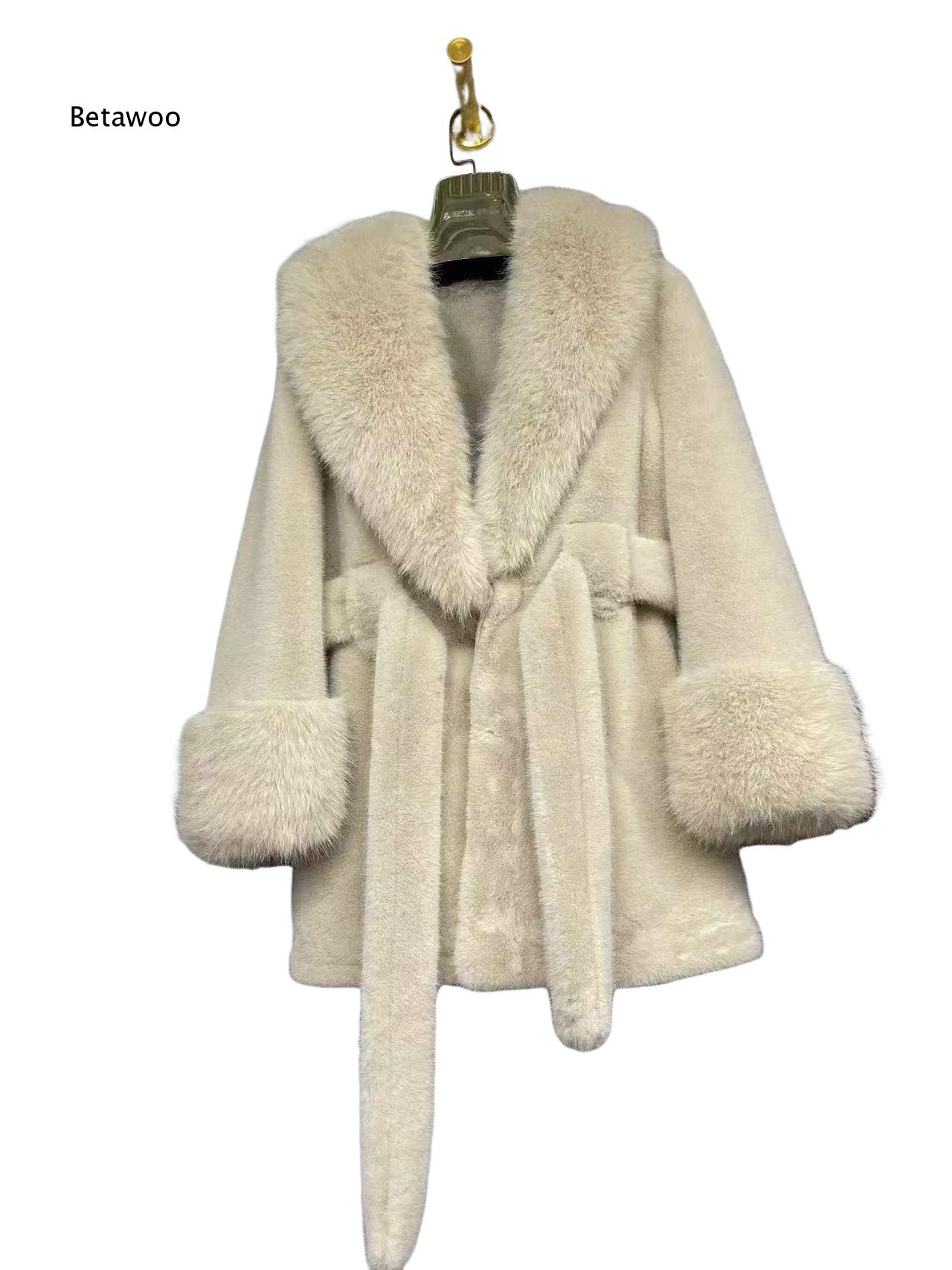 Abrigo de piel sintética para  - Street Fashion Events reseña y precio