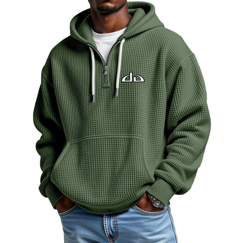 Sudadera con capucha de patchw - Street Fashion Fall 2025 reseña y precio