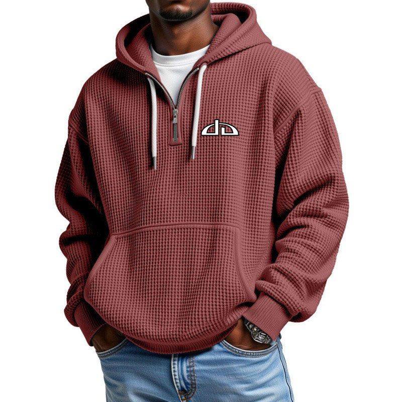 Sudadera con capucha de patchw - Street Fashion Fall 2025 reseña y precio