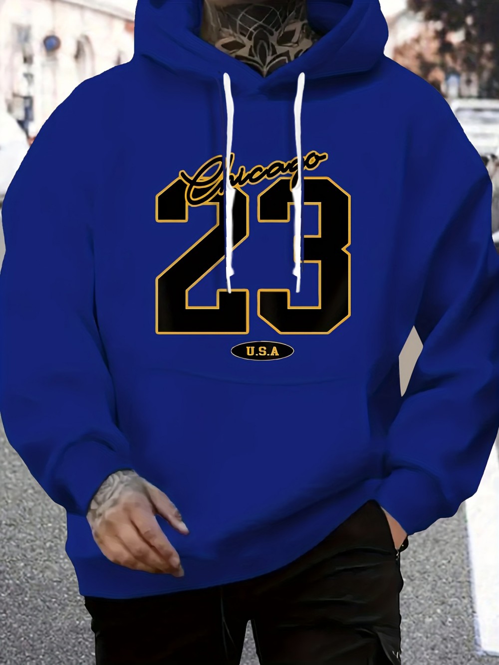 Sudadera con capucha para homb - Street Fashion Chicago reseña y precio
