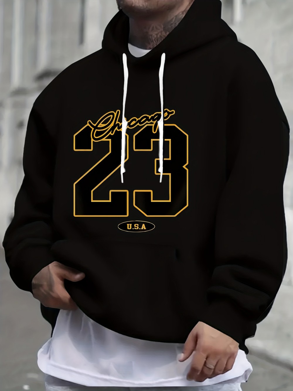 Sudadera con capucha para homb - Street Fashion Chicago reseña y precio