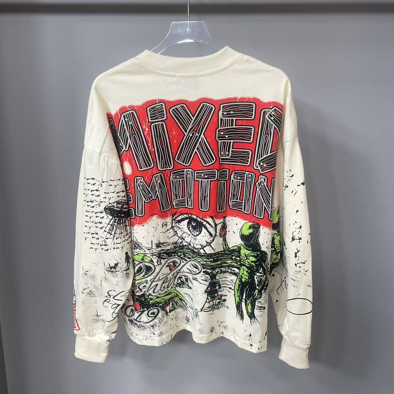 Camiseta de manga larga MIXED- - Street Fashion Hoodie reseña y precio