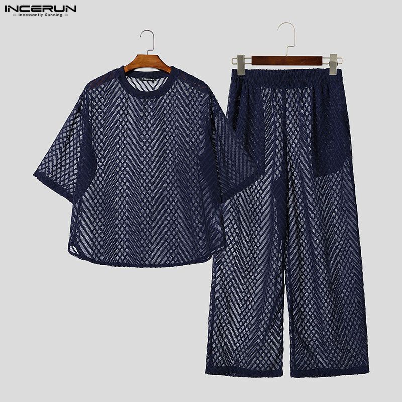 Conjuntos INCERUN para Hombre, - Street Fashion Mood reseña y precio