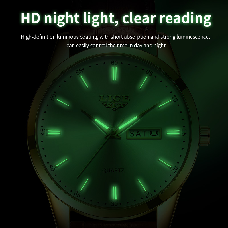 Reloj de hombre LIGE, estilo r - Street Fashion Week reseña y precio