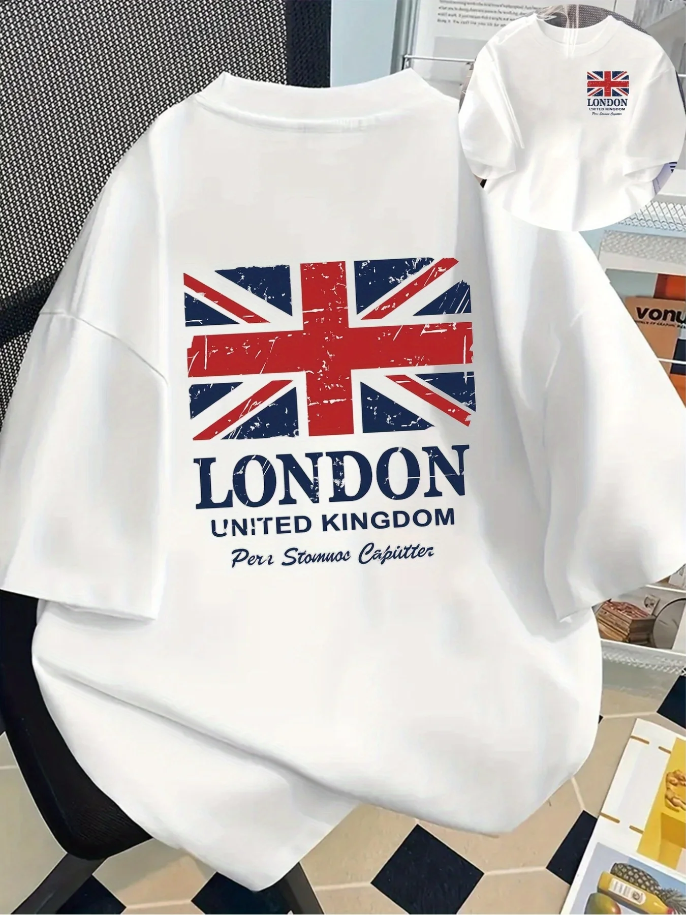 Camiseta Unisex con Estampado  - Street Fashion London 2026 reseña y precio