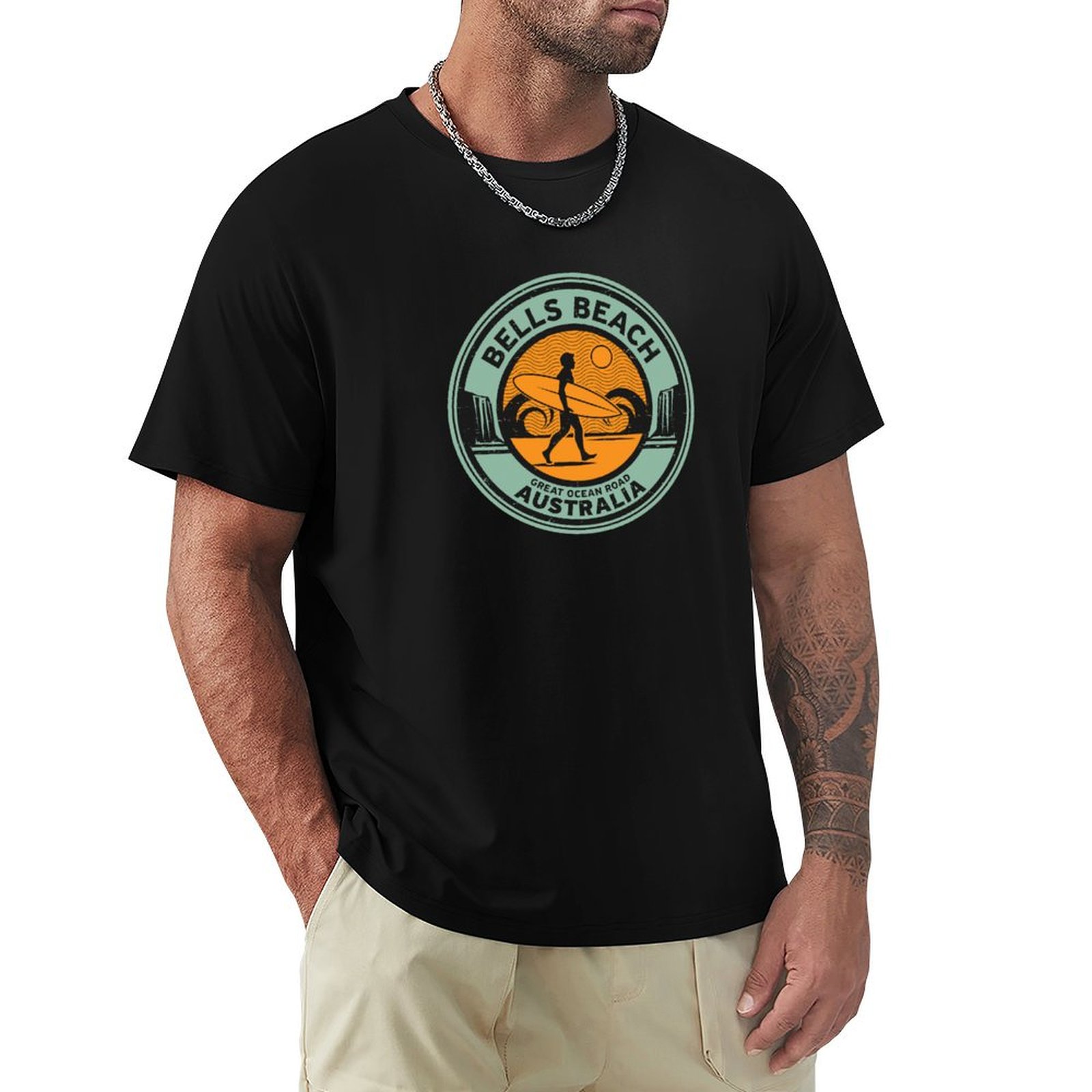 Camiseta Bells Beach, Australi - Street Fashion Australia reseña y precio