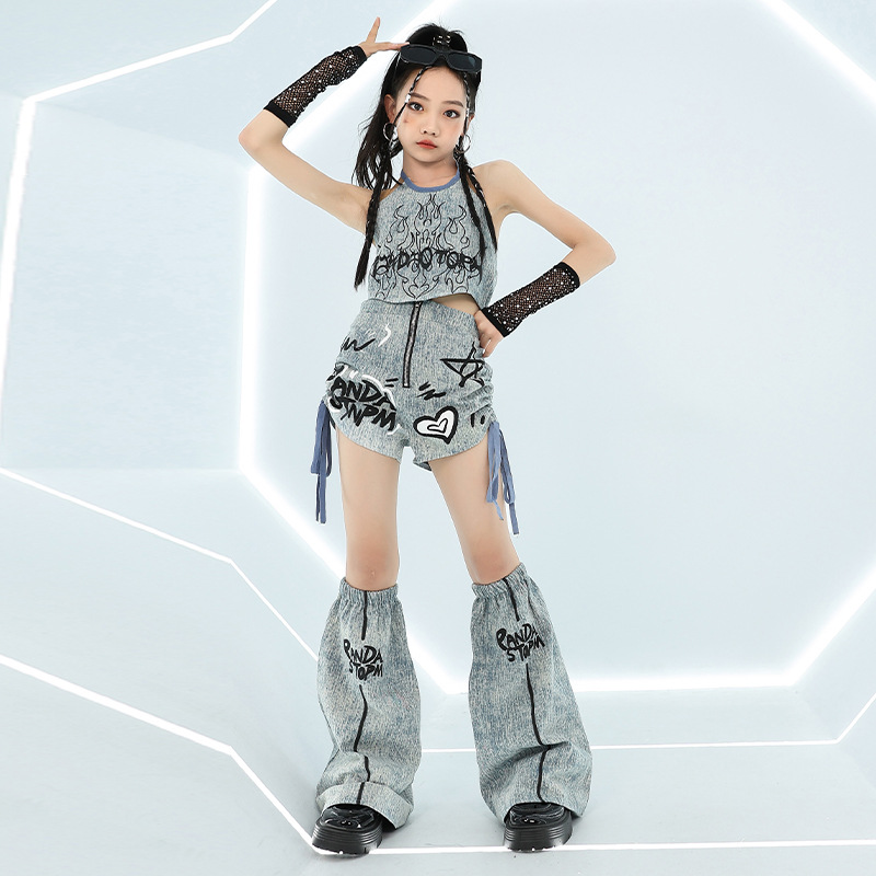 Pantalones vaqueros de Hip Hop - Street Fashion Outfit Girl reseña y precio
