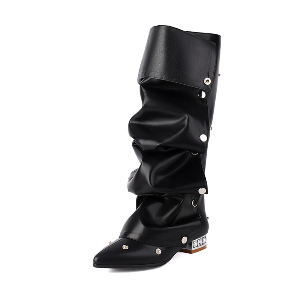Botas Altas hasta la Rodilla p - Street Fashion Plus Size reseña y precio