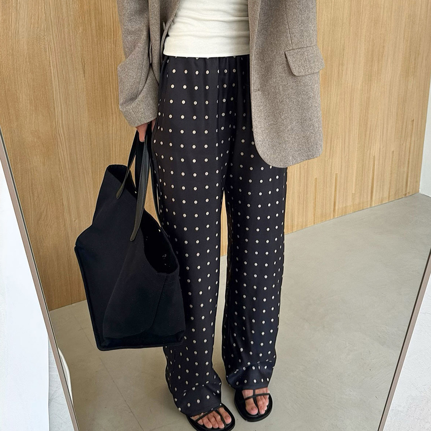 Pantalones Largos Casuales Neg - Street Fashion Fall 2025 reseña y precio