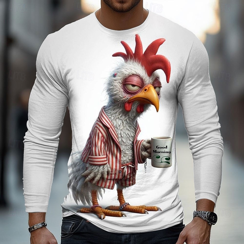 2025 Camiseta 3D de Animal Chi - Street Fashion Fall 2025 reseña y precio