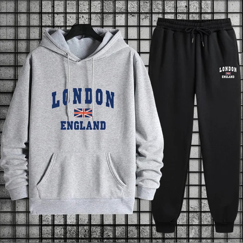 Conjunto de 2 piezas de sudade - Street Fashion Hoodie reseña y precio