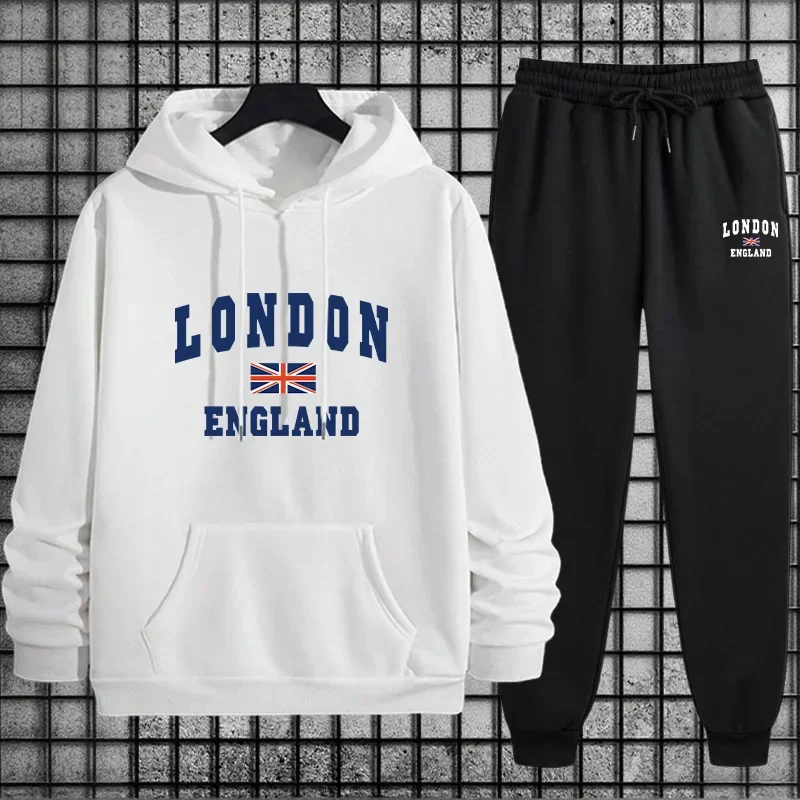 Conjunto de 2 piezas de sudade - Street Fashion Hoodie reseña y precio
