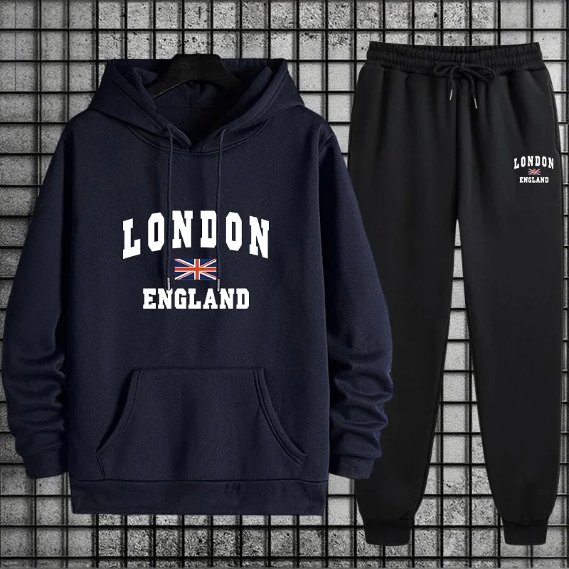 Conjunto de 2 piezas de sudade - Street Fashion Hoodie reseña y precio