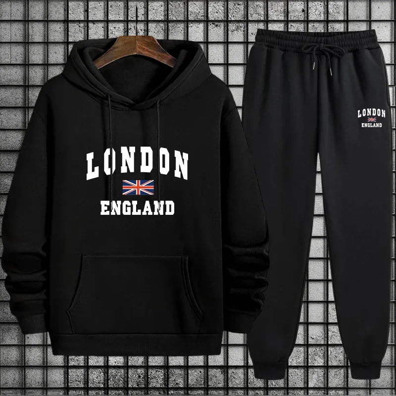 Conjunto de 2 piezas de sudade - Street Fashion Hoodie reseña y precio