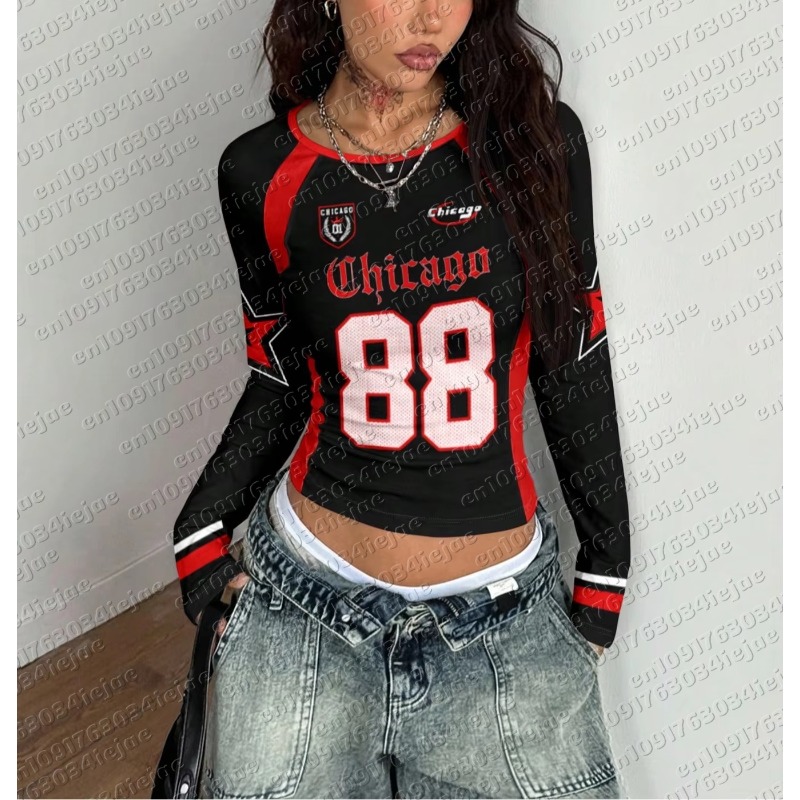 Camiseta MOTO Cómoda con Manga - Street Fashion Chicago reseña y precio