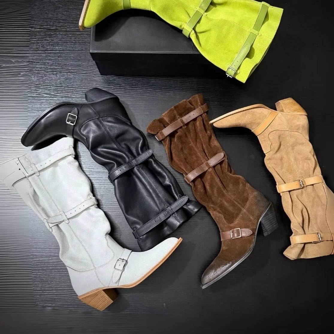 Botas Vaqueras Retro 2026 para - Street Fashion Girl reseña y precio