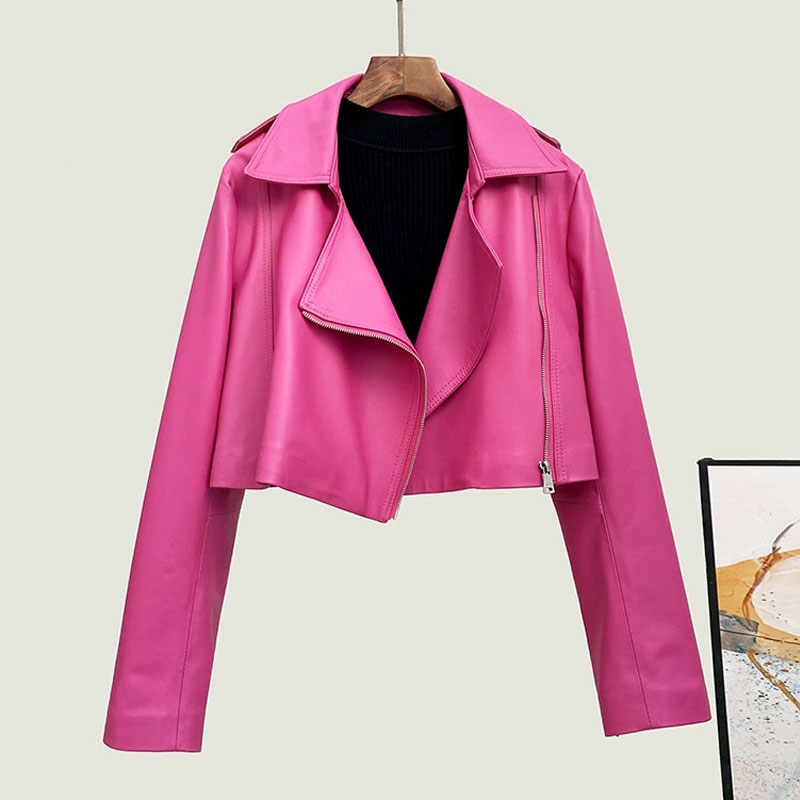 Moda Rosa rosa mujer chaqueta  - Street Fashion Fall 2025 reseña y precio