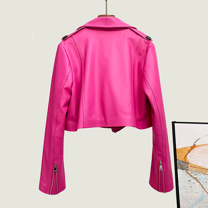 Moda Rosa rosa mujer chaqueta  - Street Fashion Fall 2025 reseña y precio