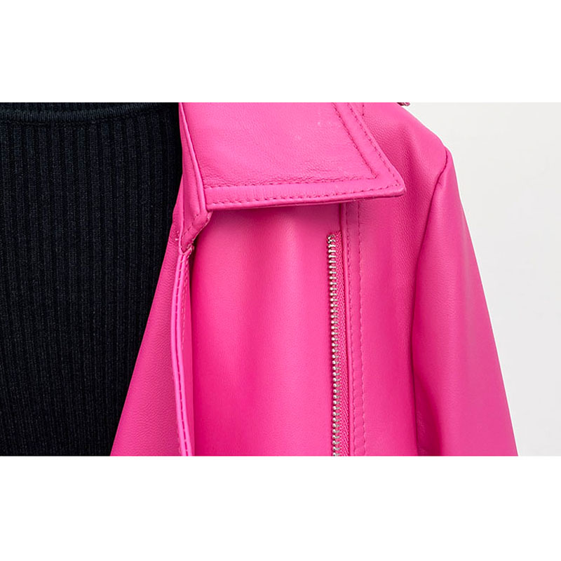 Moda Rosa rosa mujer chaqueta  - Street Fashion Fall 2025 reseña y precio